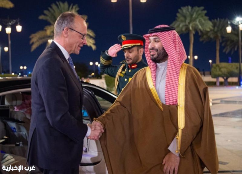 ولي العهد يستقبل مستشار ألمانيا ويبحث تعزيز العلاقات الثنائية