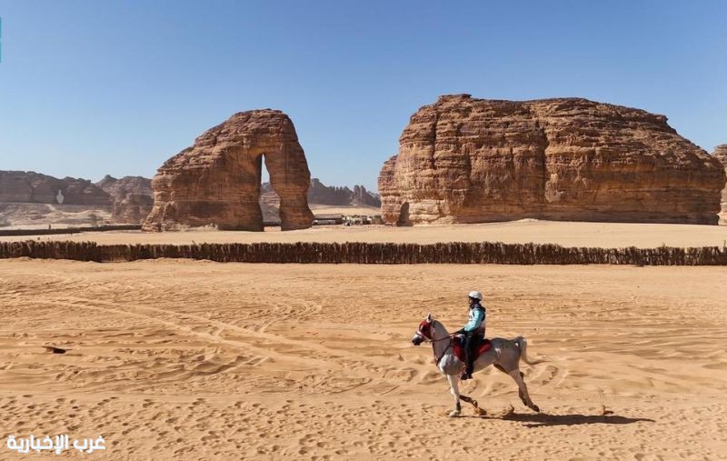 انطلاق منافسات سباق بطولة الفرسان للقدرة والتحمّل في العُلا