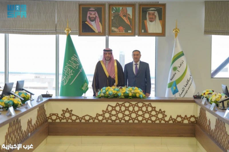 رئيس هيئة الرقابة ومكافحة الفساد يبحث تعزيز التعاون مع كازاخستان في مكافحة الفساد