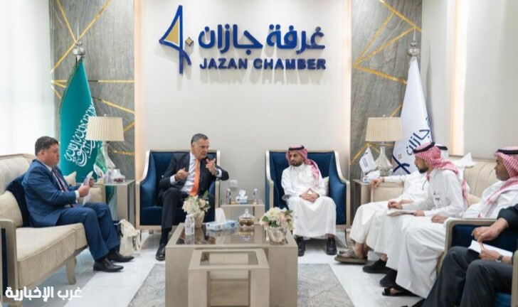 سفير الاتحاد الأوروبي لدى المملكة يزور غرفة جازان