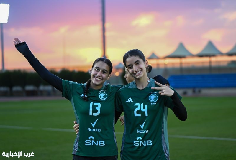 أخضر الشابات تحت 20 عامًا يدشن معسكره التدريبي في جدة