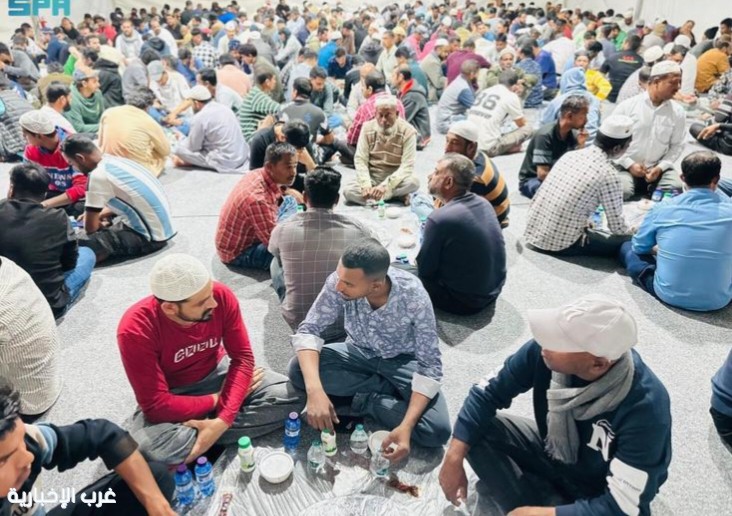 تفطير 30 ألف صائم على طريق الشمال برفحاء خلال رمضان
