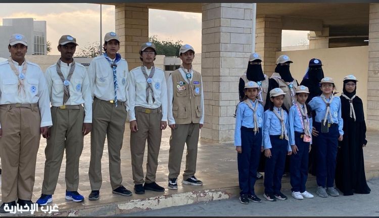 صور مشرقة لـ"كشافة تعليم الطائف" في خدمة المعتمرين بميقات السيل
