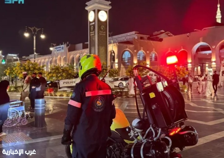 الدفاع المدني يعزز أعماله الوقائية بالمسجد النبوي الشريف والمنطقة المركزية الدفاع المدني يعزز أعماله الوقائية بالمسجد النبوي الشريف والمنطقة المركزية