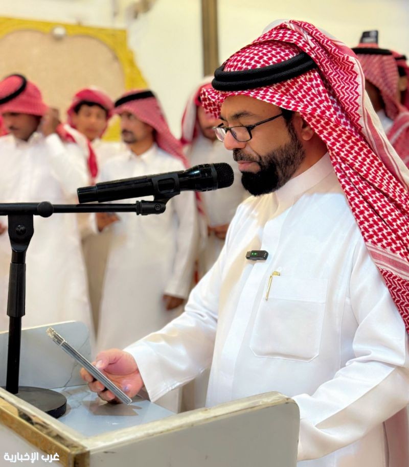 تكليف الشاعر والإعلامي عيد بن غانم الشراري مديرًا لمكتب المنطقة الشمالية بصحيفة نشر تكليف الشاعر والإعلامي عيد بن غانم الشراري مديرًا لمكتب المنطقة الشمالية بصحيفة نشر