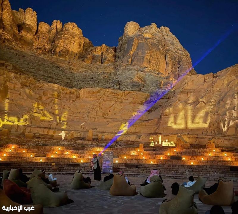 بعنوان رمضان تحت نجوم العُلا نظّم فريق منارة العُلا  أمسية رمضانية