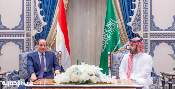 سمو ولي العهد والرئيس المصري يبحثان تطورات الأوضاع الإقليمية سمو ولي العهد والرئيس المصري يبحثان تطورات الأوضاع الإقليمية