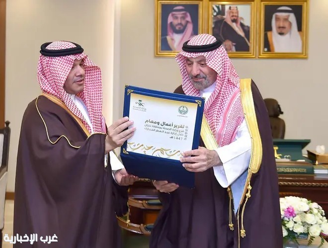 أمير نجران يطلع على استعدادات الصحة خلال إجازة عيد الفطر