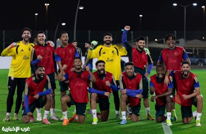 الأخضر يواصل تحضيراته في جدة لمواجهة مصر الودية