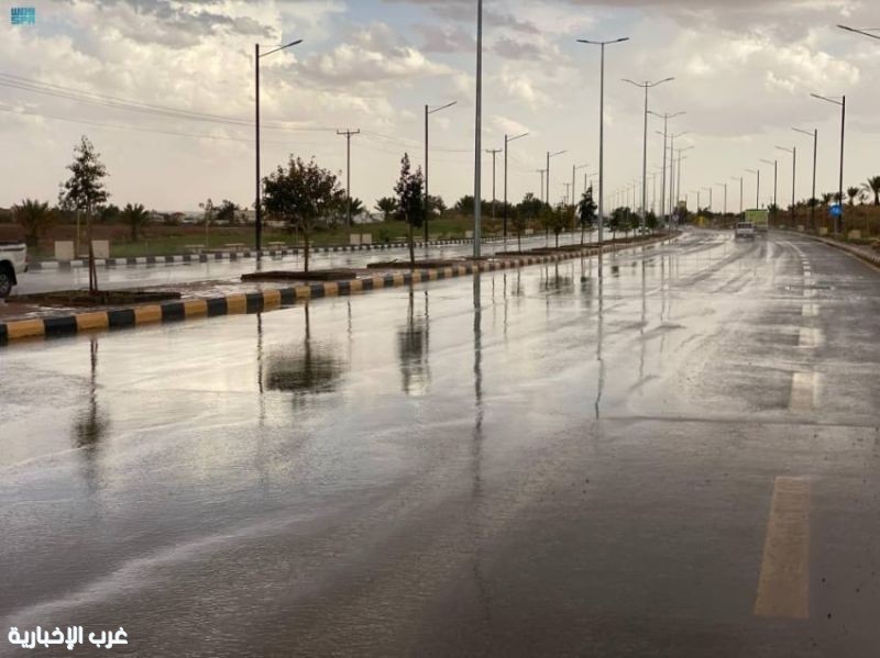 تنبيه جوي: أمطار خفيفة ورياح نشطة على سكاكا ومحافظات الجوف حتى مساء الأربعاء