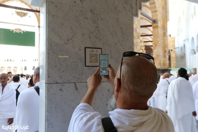 رئاسة الشؤون الدينية تعزّز خدماتها الرقمية في المسجد الحرام عبر تقنيات QR رئاسة الشؤون الدينية تعزّز خدماتها الرقمية في المسجد الحرام عبر تقنيات QR