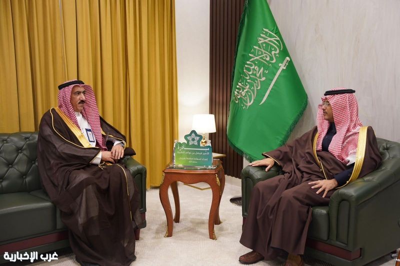 محافظ طبرجل يستقبل الرئيس التنفيذي لتجمع الجوف الصحي محافظ طبرجل يستقبل الرئيس التنفيذي لتجمع الجوف الصحي