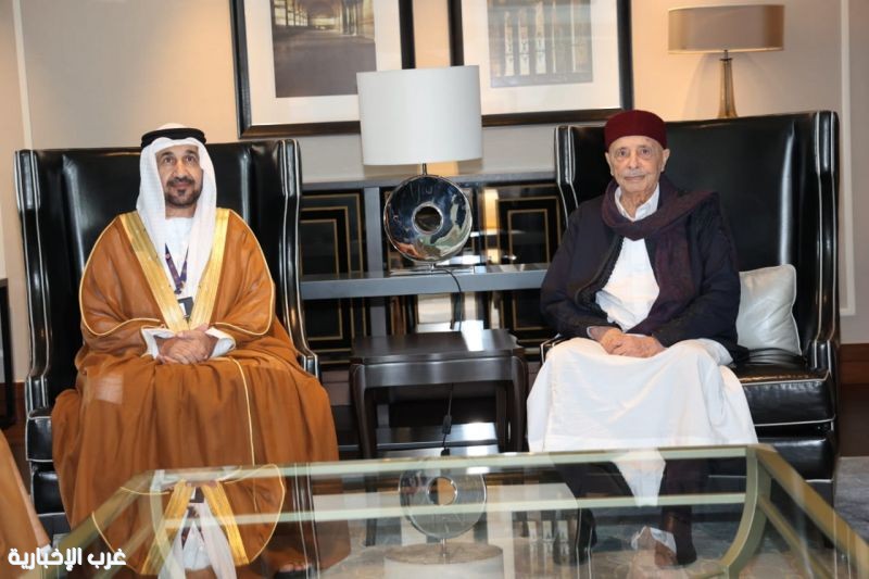 رئيس البرلمان العربي يلتقي رئيس مجلس النواب الليبي في إسطنبول