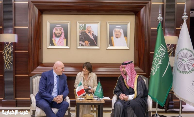 وزير الدفاع يلتقي نظيره الإيطالي لبحث تعزيز التعاون العسكري وتطورات المنطقة