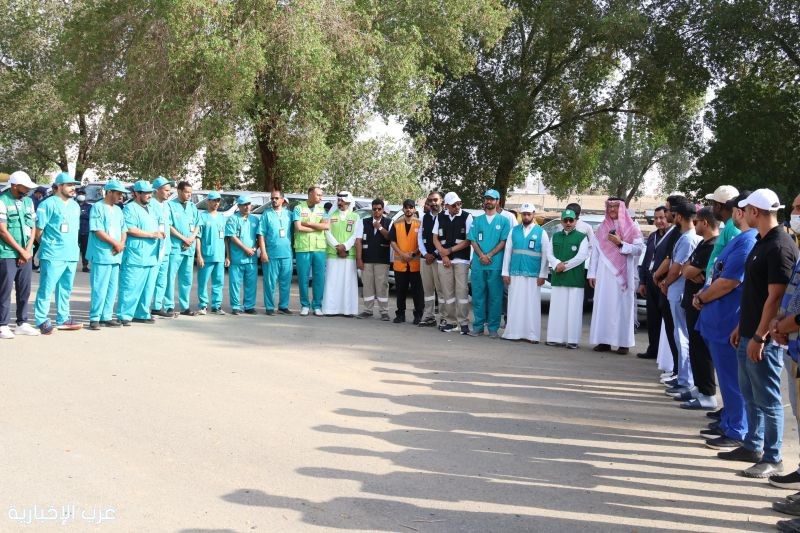 وقاء مكة ينفّذ فرضية استباقية لفوران الجندب الأسود بالمشاعر المقدسة