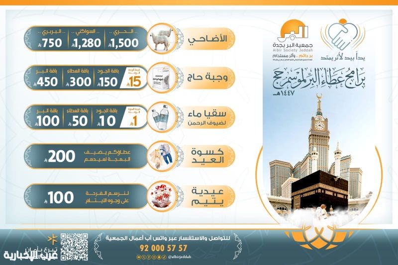 "بر جدة" تطلق برامج الحج الموسمية لدعم مستفيديها وإثراء تجارب ضيوف الرحمن