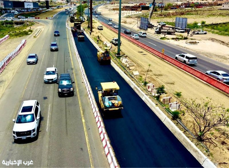 تطوير شامل لطريق الأمير منصور بن مقرن ضمن مشاريع الأنسنة في عسير