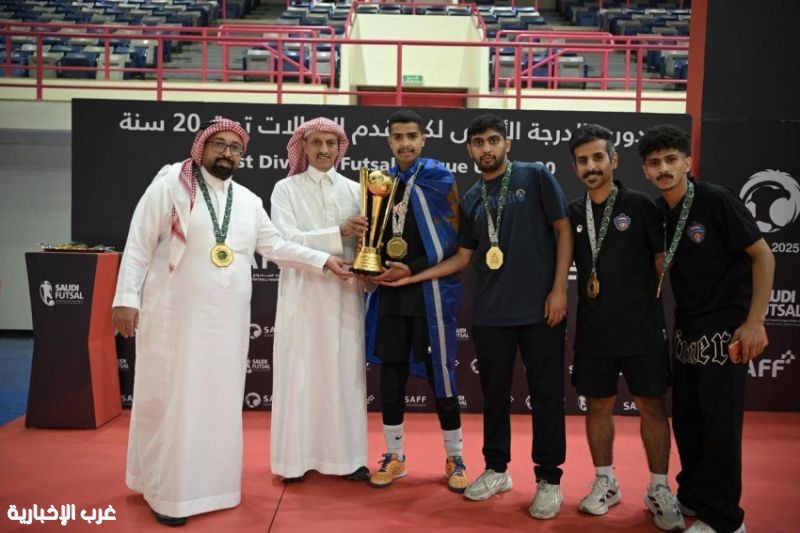الكوكب يتوج بلقب دوري الصالات تحت 20 عامًا
