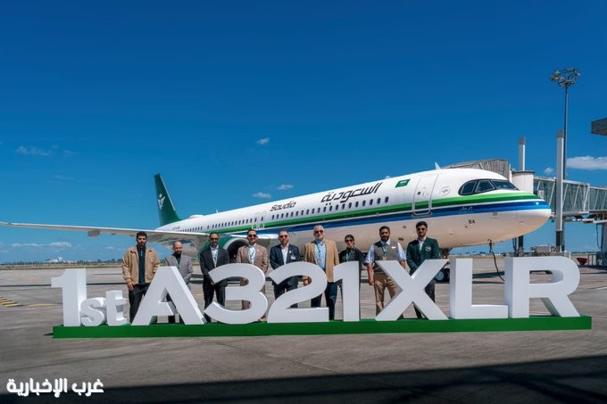 الخطوط السعودية تتسلم أول طائرة إيرباص "A321XLR" على مستوى الشرق الأوسط