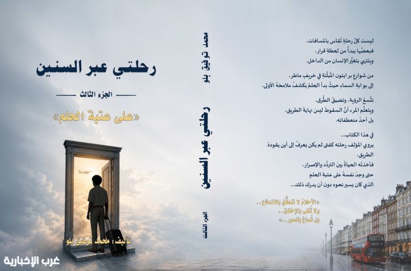 «على عتبة الحلم».. محمد توفيق بلو يوثق رحلة البحث عن الذات والطريق إلى الطيران في أواخر السبعينيات