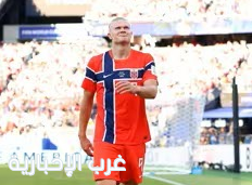 ثنائية هالاند تمنح النرويج الانتصار على العراق