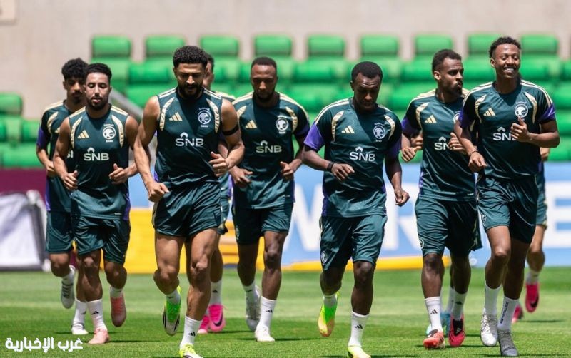 مونديال 2026.. «الأخضر» يواصل تدريباته استعدادًا لمواجهة منتخب إسبانيا مونديال 2026.. «الأخضر» يواصل تدريباته استعدادًا لمواجهة منتخب إسبانيا
