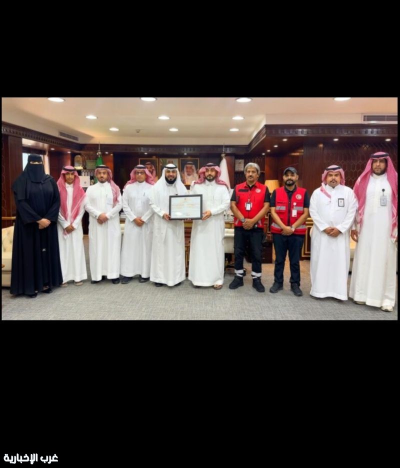 الهلال الأحمر السعودي يمنح فرع الشؤون الإسلامية بتبوك شهادة الامتثال للسلامة الإسعافية