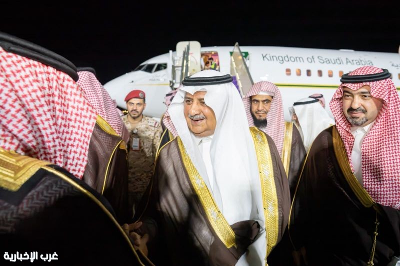 الأمير فهد بن سلطان يصل إلى تبوك