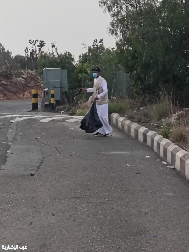 أمانة عسير تنفذ مبادرة تطوعية لتعزيز نظافة الوجهات السياحية بالسودة
