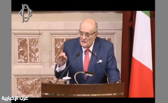 رودي جولياني: مريم رجوي أثبتت أنها القائدة المؤهلة لقيادة الانتقال الديمقراطي في إيران رودي جولياني: مريم رجوي أثبتت أنها القائدة المؤهلة لقيادة الانتقال الديمقراطي في إيران