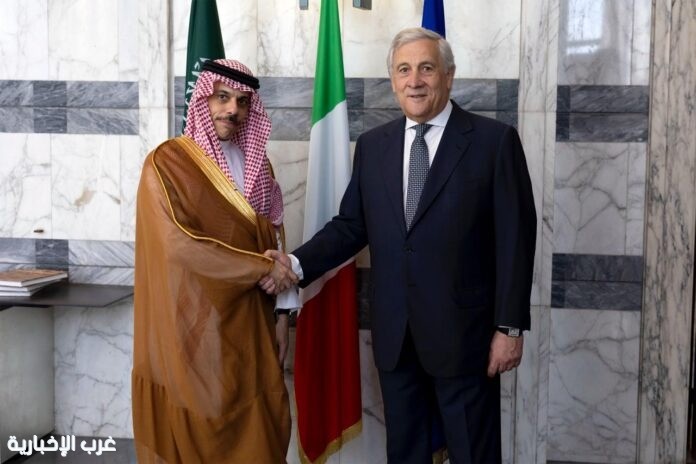 إيطاليا والسعودية ترفضان ضم أجزاء من الضفة الغربية وفرض قيود في هرمز