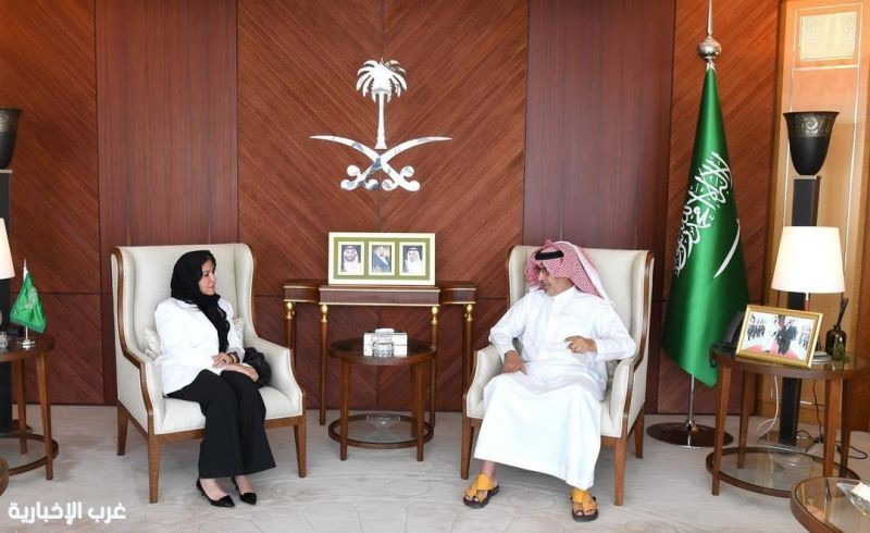 سفير المملكة لدى مصر يلتقي المديرة التنفيذية لمنظمة تنمية المرأة