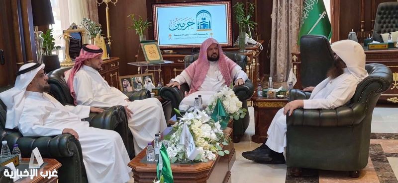 الحذيفي يباشر مهام عمله مساعدًا لرئيس الشؤون الدينية بالمسجد النبوي