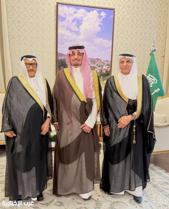 نائب أمير الباحة يستقبل رجل الأعمال سعيد العنقري ويشيد بمبادراته المجتمعية