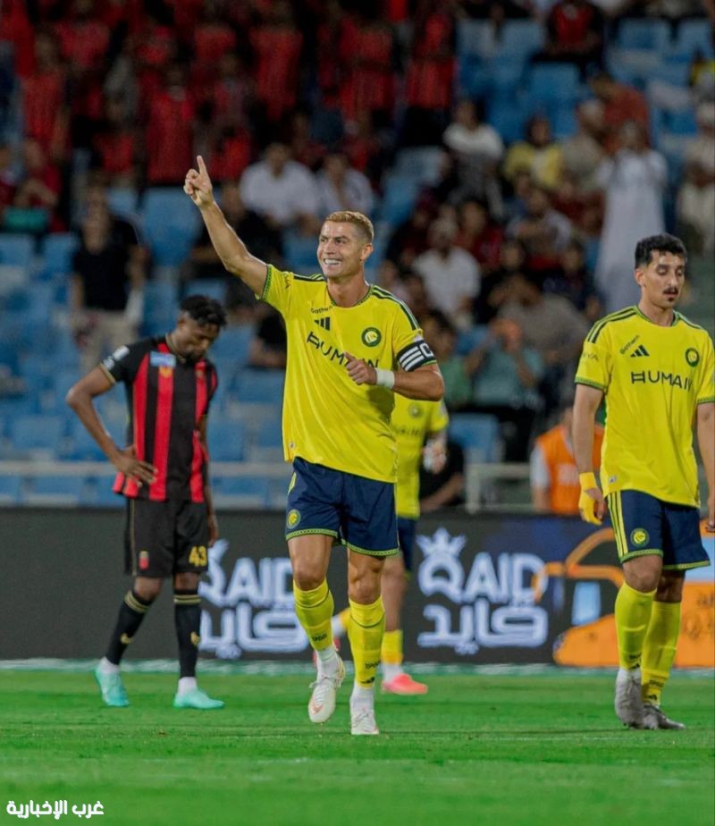 النصر يكتسح الرياض ويستعيد صدارة دوري روشن النصر يكتسح الرياض ويستعيد صدارة دوري روشن