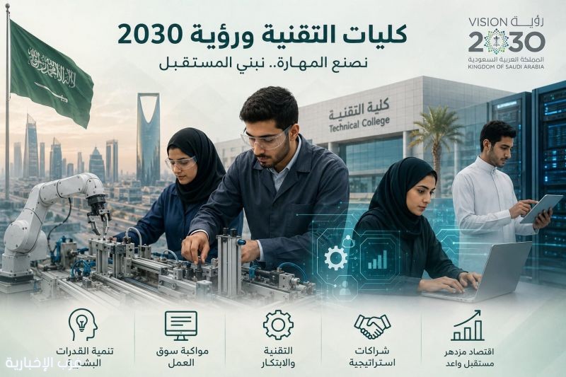 كليات التقنية ورؤية 2030: من مقاعد التدريب إلى صناعة اقتصاد المستقبل!!