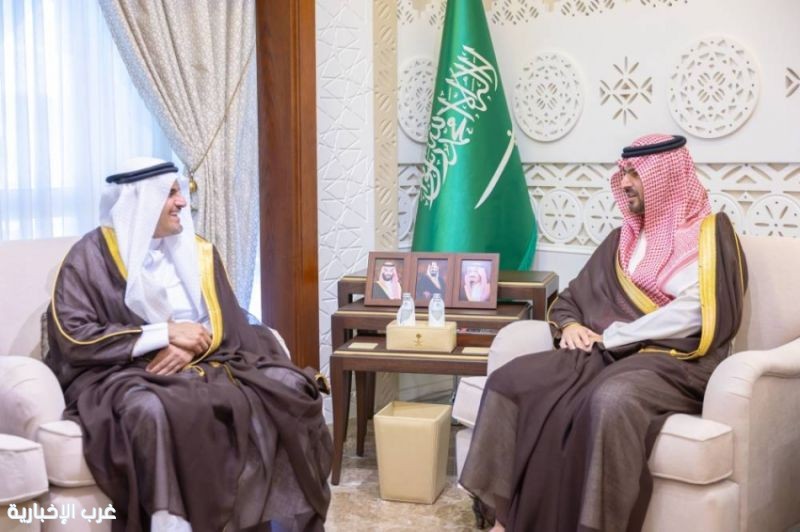 نائب أمير المنطقة الشرقية يستقبل رئيس جامعة الملك فهد للبترول والمعادن