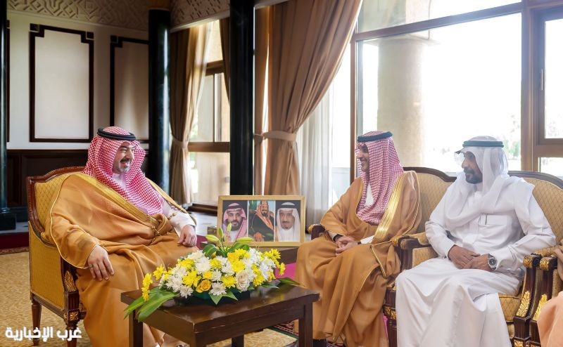 نائب أمير تبوك يستقبل مديري عموم الشؤون المالية والخدمات المساندة بإمارات المناطق