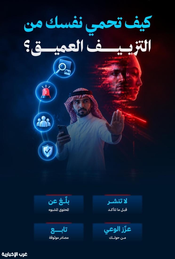 "سدايا" و"هيئة الاتصالات" تطلقان حملة "تراه AI" للتوعية بمخاطر التزييف العميق