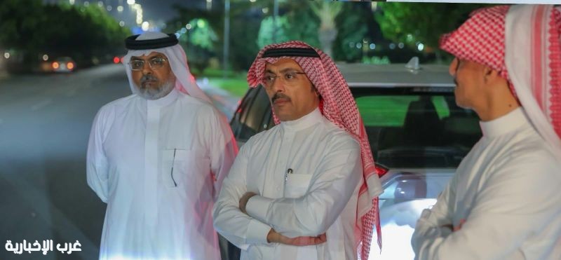 أمين الطائف يتفقد مشروع توسعة المدخل الغربي لمدينة الطائف
