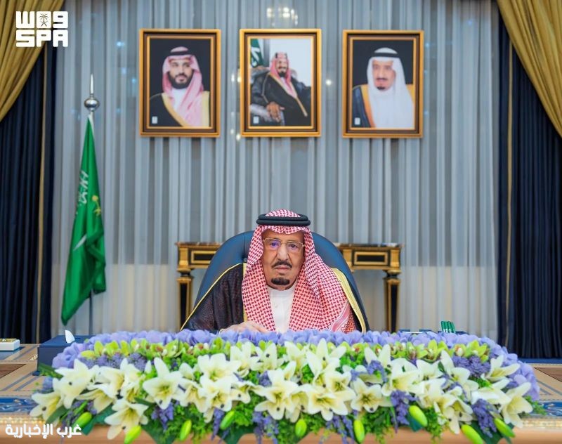 خادم الحرمين الشريفين يرأس جلسة مجلس الوزراء في الرياض