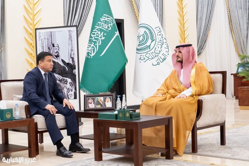 محافظ الطائف يستقبل القنصل العام لجمهورية أوزبكستان
