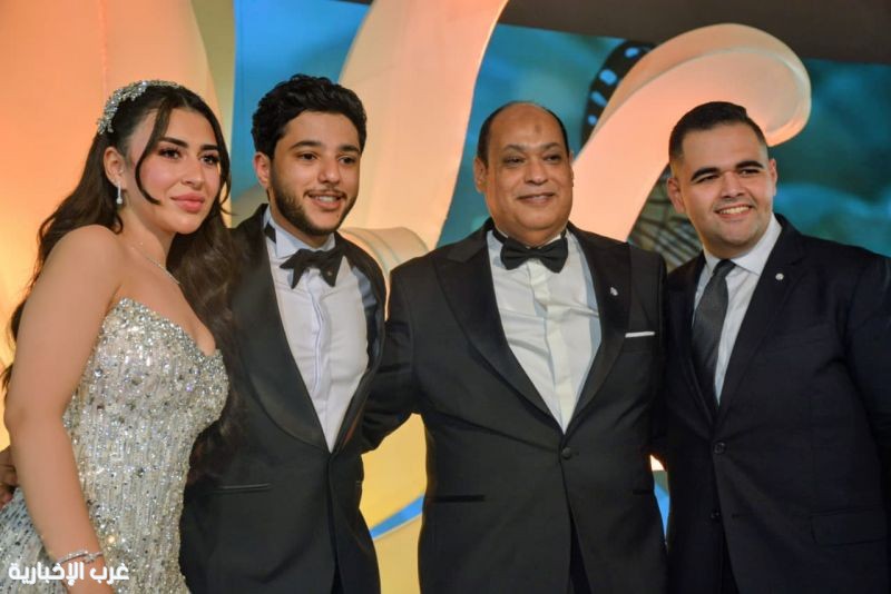مصر .. احمد سعد و بوسي يشعلان حفل زفاف نجل رجل الأعمال سامح جلال صلاح