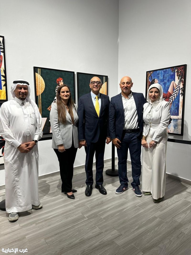 القنصل العام المصري بجدة يفتتح معرض «سيلكا» للمعمارية شيرين قيشاوي في جدة