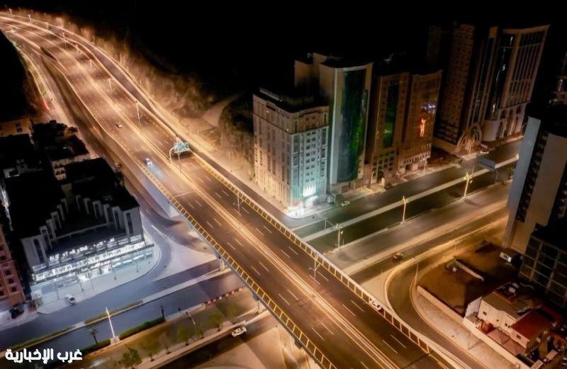 إتاحة الحركة المرورية بالدائري الثالث في مكة المكرمة إتاحة الحركة المرورية بالدائري الثالث في مكة المكرمة