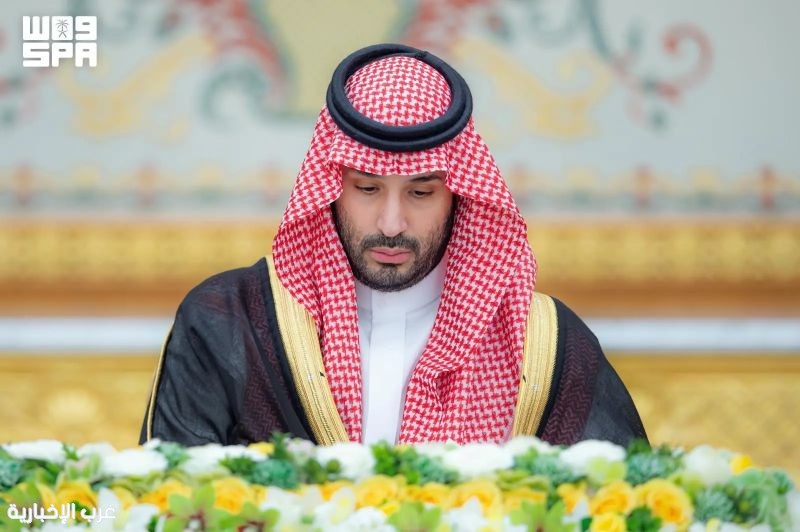 سمو ولي العهد يرأس جلسة مجلس الوزراء في الرياض