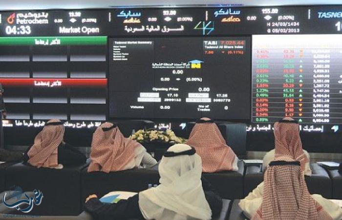 مؤشر سوق الأسهم السعودية يغلق منخفضًا عند مستوى 6853.12 نقطة