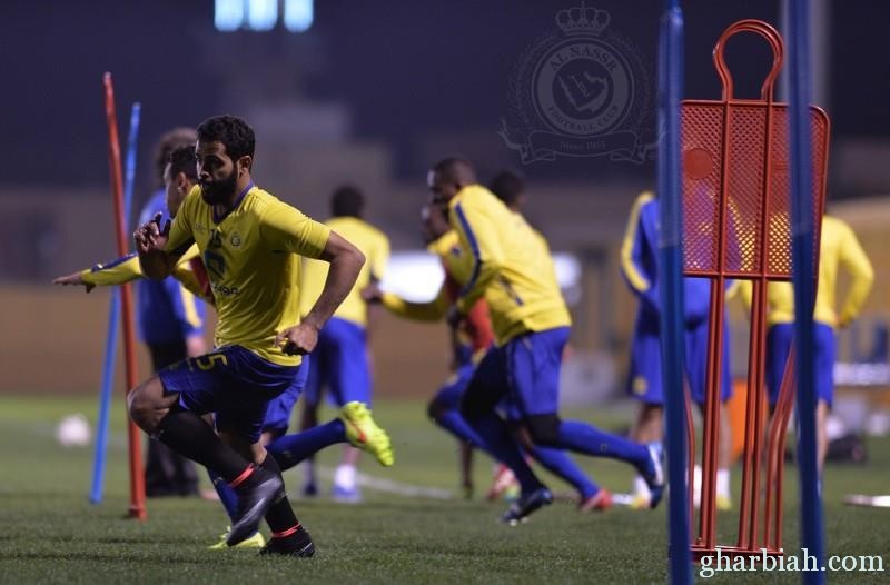 النصر يستأنف تدريباته إستعداداً لمباراته أمام الاهلي الإثنين القادم