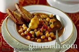 شوربة الحمص بالبقدونس