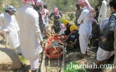 "مدني الطائف" ينتشل جثة مواطن سقط من أعلى جبل بالشفا